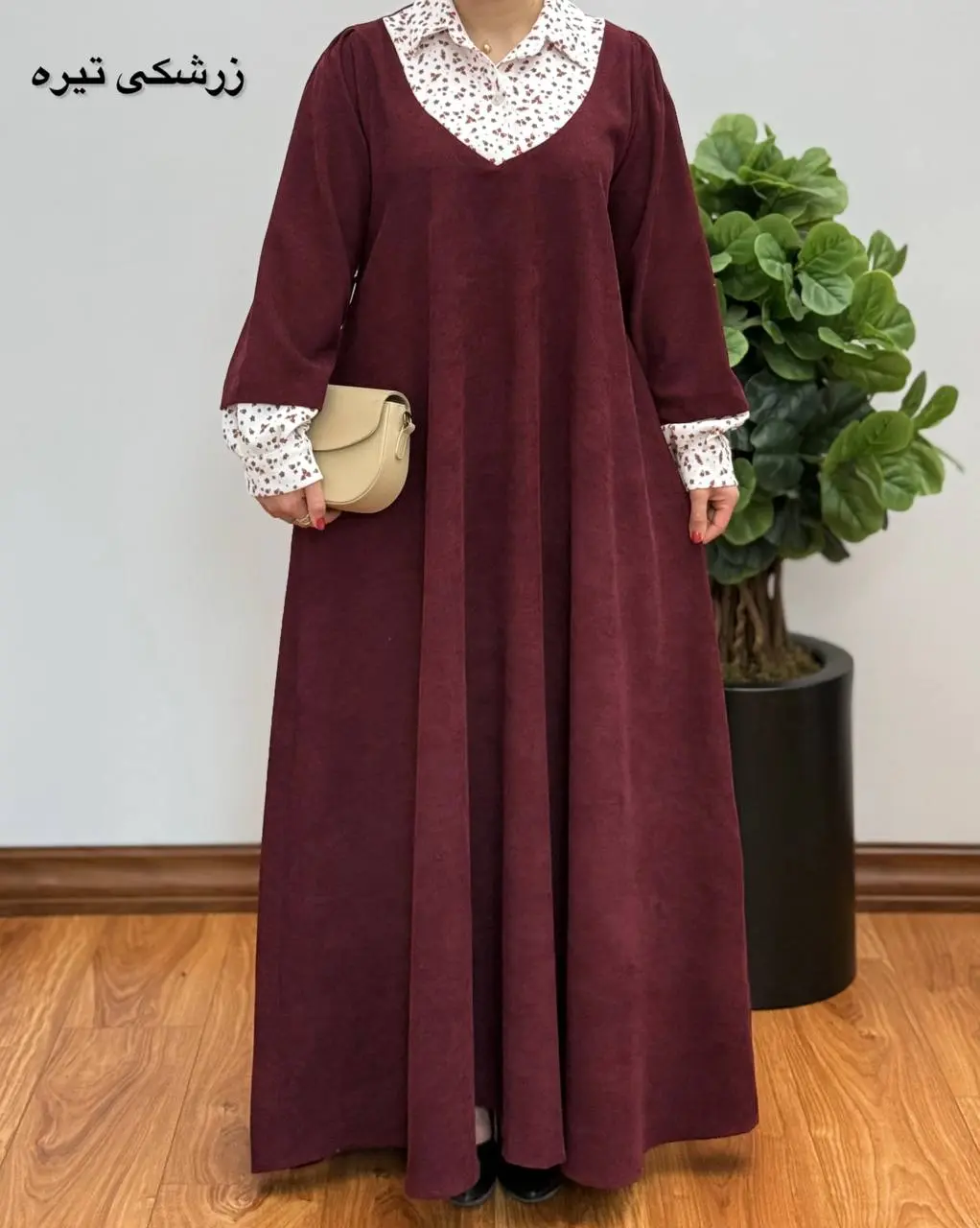 پیراهن مانتویی سوپر کلوش مهرانه ویژه یلدا